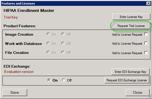 Enrollment Master_Request Trial License